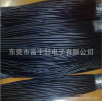 供应3.0MMl黑色热缩管 裁切长度500MM玻璃纤维硅树脂套管批发
