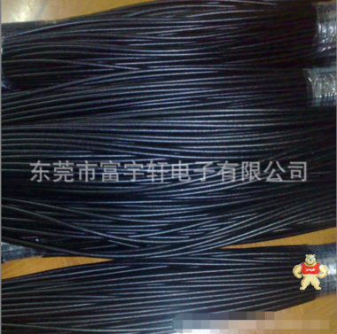 供应3.0MMl黑色热缩管 裁切长度500MM玻璃纤维硅树脂套管批发 