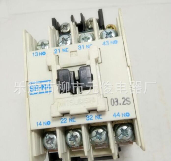 【原装日本】SR-N4 AC110V AC220V三菱交流接触器4A 2A2B 3A1B 元俊电气