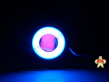 [二手]韩国产 LBG-25R-RLR-60-35 蓝红双色LED环形同轴组合光源 