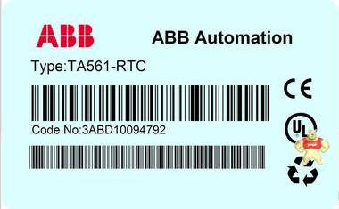 ABB CPU 附件 TA561-RTC ABB授权代理商 ABB代理商 