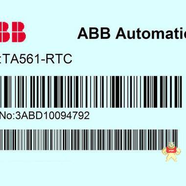 ABB CPU 附件 TA561-RTC ABB授权代理商 厦门市狄豪自动化设备有限公司 ABB,CPU附件,TA561-RTC,厦门,代理商