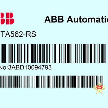 ABB CPU 附件 TA562-RS ABB授权代理商 厦门市狄豪自动化设备有限公司 ABB,PLC模块,TA562-RS,厦门,代理商
