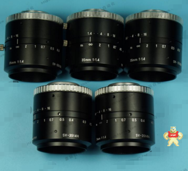 VST SV-3514H 35mm 1：1.4 工业定焦镜头 2/3英寸 高分辨率 