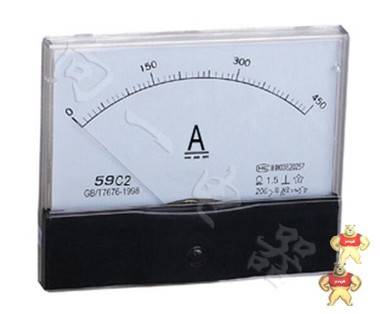 电力配电用59C2-A指针安装式直流直角90℃电流测量仪表15A 