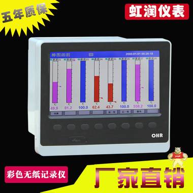 厂家生产 OHR-H700多通道显示控制仪 数据采集控制器 多路温控仪
