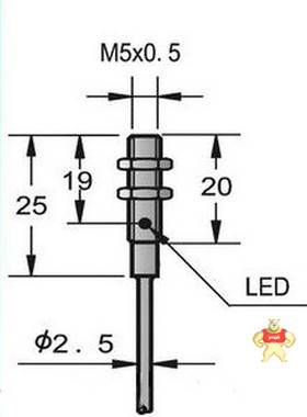 NK505二线制一体化接近开关（低电压≥3V） 