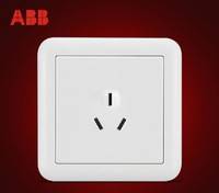 ABB 开关插座 德静空调插座16A一开三孔带灯AJ236 ABB代理商