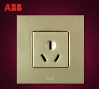ABB 開關(guān)插座 由藝香檳金空調(diào)插座16A三孔插座AU20644-PGPG 廈門市狄豪自動(dòng)化設(shè)備有限公司