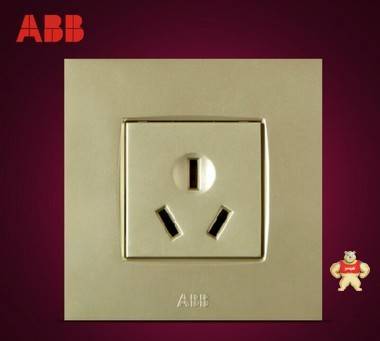 ABB 開關(guān)插座 由藝香檳金空調(diào)插座16A三孔插座AU20644-PGPG 廈門市狄豪自動(dòng)化設(shè)備有限公司 