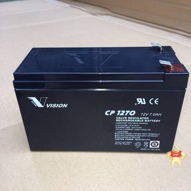 VISION蓄电池CP1270三瑞蓄电池12V7Ah优惠报价 