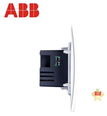 ABB 开关插座 由艺双口USB充电插座AU29344-WW ABB代理商 
