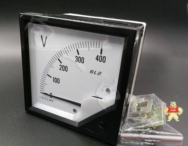 稳定可靠6L2指针安装式AC直角90℃电压测量仪表80 80 