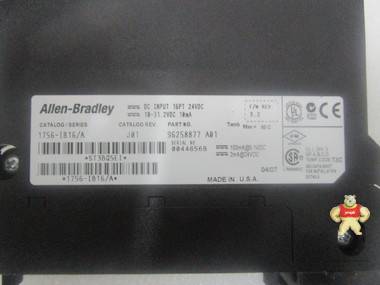 Allen-Bradley    1756-IB16I A版本   PLC 