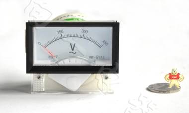 低压配电用85L17-V指针安装式方形尺寸九十度电压测量仪表68*38 
