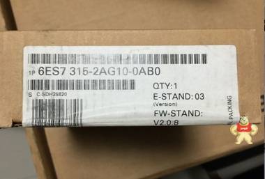西门子6ES7 315-2AG10-0AB0 西门子PLC