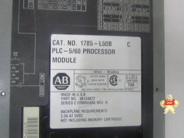 Allen-Bradley    1785-L60B   模块 智能自动化工控 