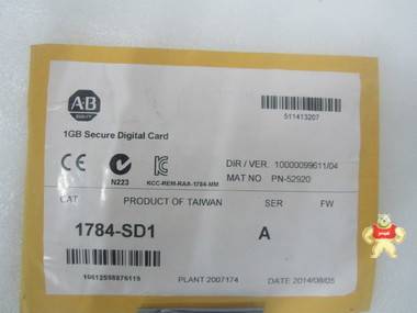 Allen-Bradley    1784-SD1    模块 智能自动化工控 