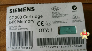 [现货]原装现货64KB西门子S7-200 PLC储存卡、MC291 
