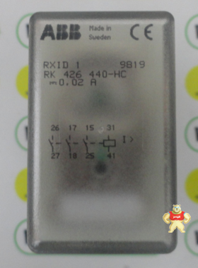 RXID1（RK426440-HC）   ABB  继电器  现货 