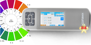 HT2000A/2000/3000便携式色差仪油漆塑料颜色检测仪分光测色仪 