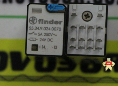 原裝現(xiàn)貨芬德FINDER繼電器55.34.9.024.0070  55.34  24VDC 