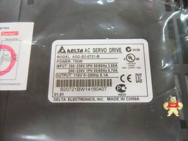 台达伺服电机 B2系列 ASD-B2-0721-B