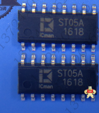 原厂供应电容式5键超强抗干扰触摸感应IC,ST05A SC05A可直拍 