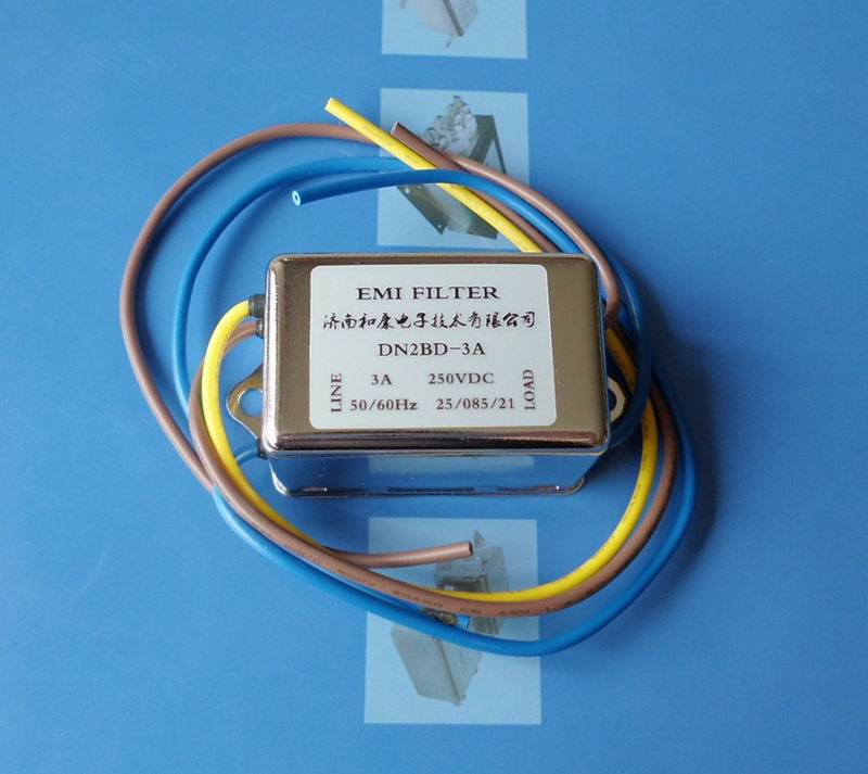 直流电源滤波器3A两级滤波器12-36VDC体积小巧安装简易和康电子