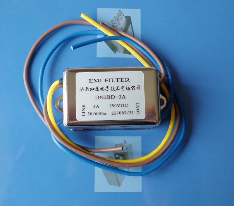 直流电源滤波器3A两级滤波器12-36VDC体积小巧安装简易和康电子