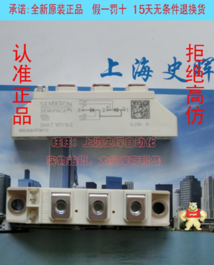 全新正宗德國 西門康SEMIKRON/SEMIPACK 可控硅 SKKT107/16E 