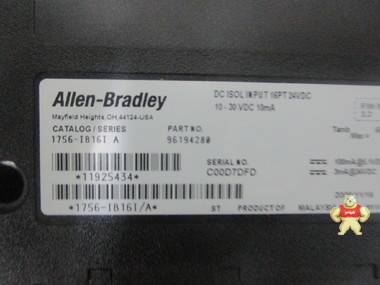 Allen-Bradley    1756-IB16IA   模块 智能自动化工控 