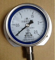 厂家供应 上海自动化四厂不锈钢膜盒膜片压力表 耐震精密仪表批发 上海自动化官网商城