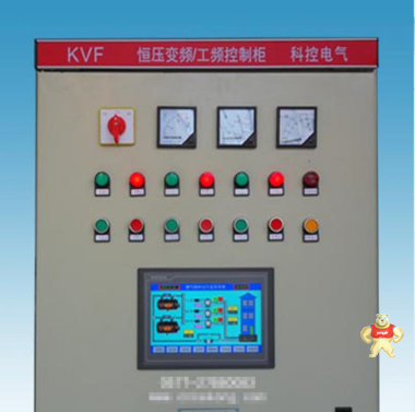浙江乐清柳市 PLC可编程触摸屏一拖三全自动变频水泵控制柜 水泵控制箱专卖 