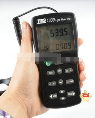 台湾泰仕专业级照度计 TES-1339 照度仪 照度计,光度计,流明计,TES-1339,泰仕照度计