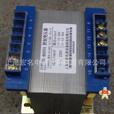 厂家直销 控制变压器 电源变压器BK-800VA 220V/24V 70V 