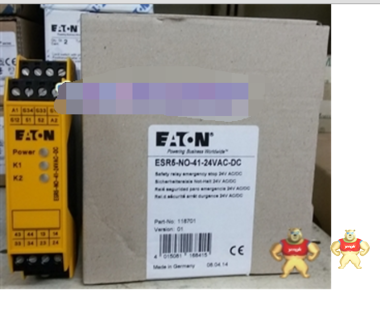 EATON MOELLER安全继电器ESR5-NO-41-24VAC-DC 