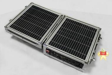 15W 便携式太阳能发电系统 手提箱　户外充电发电照明应急 