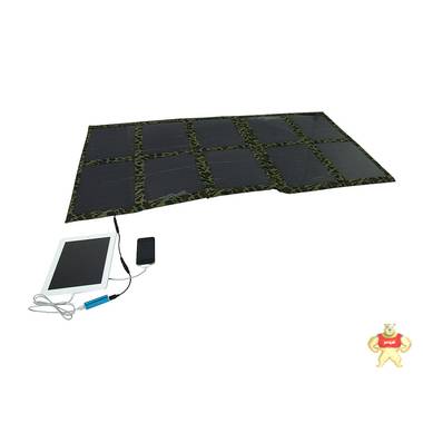 100W太阳能折叠板 便携充电器 单晶硅光伏板 笔记本电瓶户外发电 