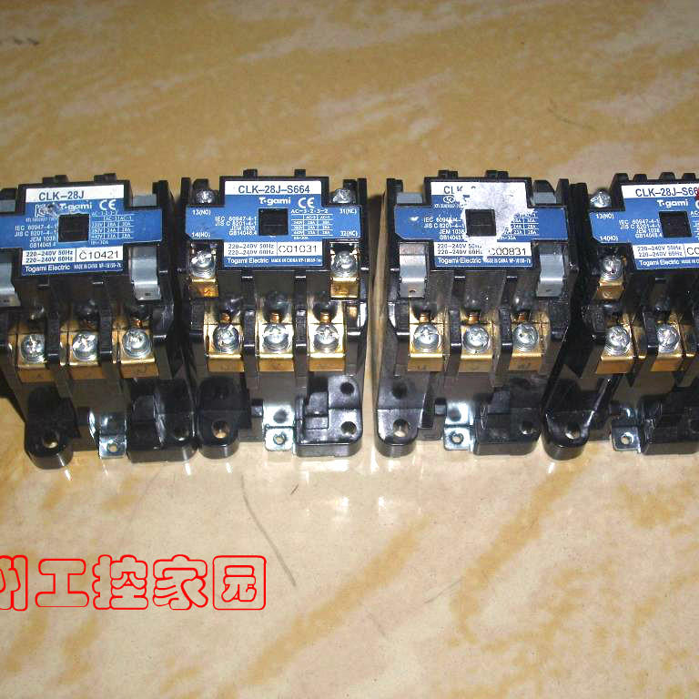 现货工程余货日本户上TOGAMI交流接触器CLK-28J