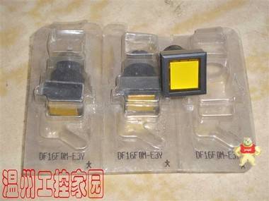 富士FUJ I正方形指示灯 DF16F0M-E3Y黃色LED 24V原裝现货 