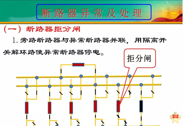 隔离开关、断路器异常及事故处理