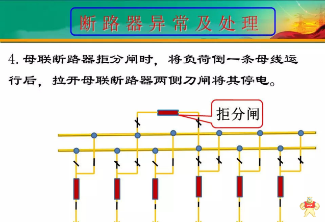 隔离开关、断路器异常及事故处理