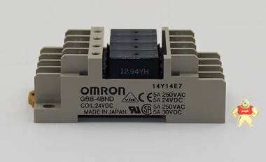 欧姆龙终端继电器G6B-4BND DC24  4点输出 小型继电器欧姆龙代理 