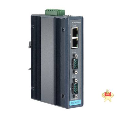 研华 EKI-1522  2路串口设备联网服务器 迈森工业交换机 