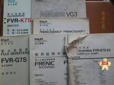 富士变频器FVR-K7S/G7S/P7S/VG3/VG5S 