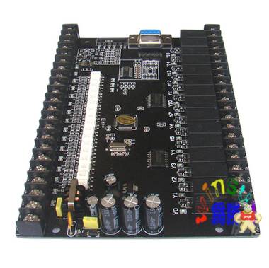 三菱PLC工控板 可编程控制器 FX1N-24MT RS485 模拟量 AD DA 
