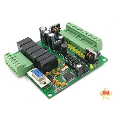 三菱PLC工控板 可编程控制器 FX1N-14MR 可加3AD 2DA 485功能 