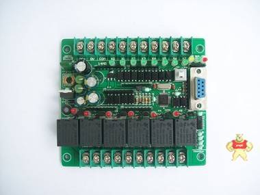 PLC工控板单片机控制板继电器板可编程控制器YX1N-14MR SRD24VDC 
