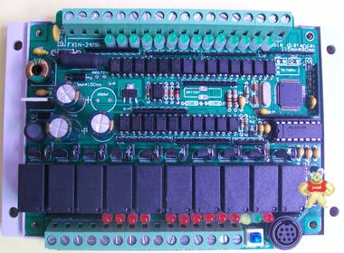 PLC工控板继电器控制板可编程控制器单片机控制板YX1N -24MR 